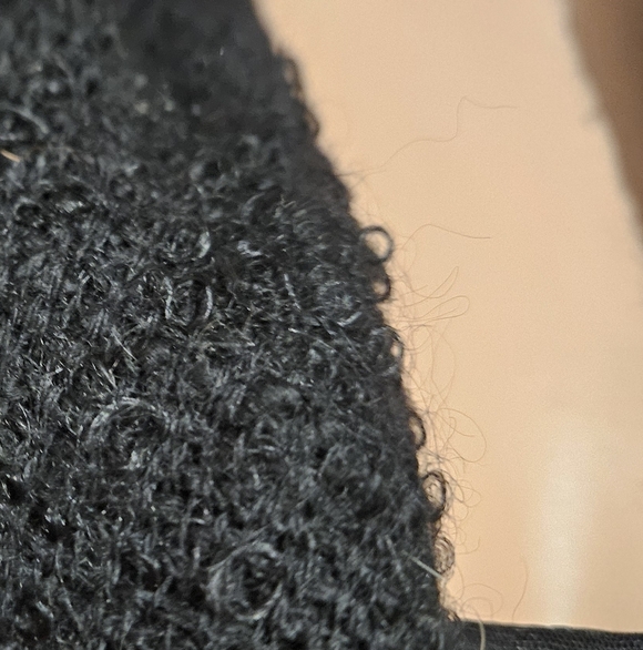 Vintage HEMMINGS at Donegal Design Mohair Wool Fringe Shawl Wrap. O/S - Picture 15 of 16